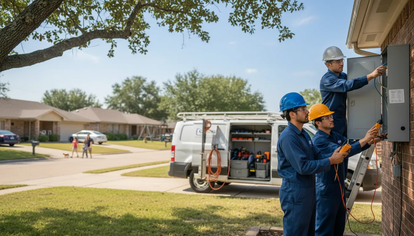 Certified electrician providing emergency electrical services in Stafford, KS